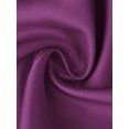 thumbnail image 5 of INSPIRE CHIC Women's Satin V-Neck Nightgown with Lace Trim Sheer Panel Midi Sleep Dress S Dark Purple, 5 of 6