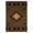 Green, variant on Oriental Weavers Hudson Area Rug - 087G1 - 1'10" x 3'3" - in Black/ Green - Southwestern Lodge Style, Stain Resistant, Family and Pet Friendly , Entryway, Bathroom Accent Rug