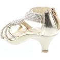 thumbnail image 7 of Fabulous Angel-37K Little Girls Bling Rhinestone Platform Dress Heels Sandals, 7 of 7