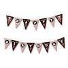 Happy Birthday Banner, Pirate Theme Bunting Pennant Flag Garland, Wall Backdrop for Kids Party Supplies and Decoration, 10.75 feet Long