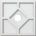 thumbnail image 3 of 30"OD x 1"ID x 10 1/2"C x 1"P Embry Architectural Grade PVC Contemporary Ceiling Medallion, 3 of 5