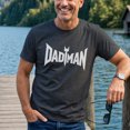 thumbnail image 4 of Jollimate Dadman T-Shirt, Superhero Dad Graphic Tee, Funny Father's Day Gift, Cool Dad Shirt for Men, 4 of 6