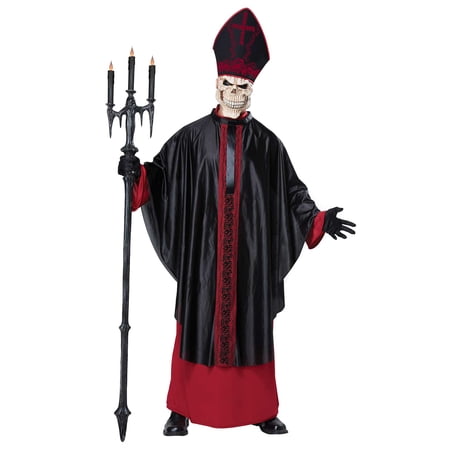 Deluxe Black Mass Demonic Bishop Adult Costume