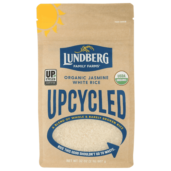 Lundberg Jasmine Rice Upcycle Organic 2 lb (Pack of 6)