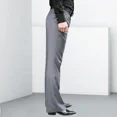 thumbnail image 4 of Pantalones trenzados de sastrería social para hombres, pantalones de traje de corte entallado para hombre, pantalones de talla grande para negocios, de lujo, finos, informales, elegantes, baratos, 4 of 4