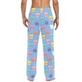 thumbnail image 4 of FORMRS Mens Pajama Pants with Pockets Cotton Sleepwear Lounge Bottoms Sizes S-2XL, Cartoon Cat Pattern, 4 of 7