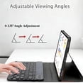 thumbnail image 2 of Keyboard Case for Lenovo Yoga Tab 11.1 2025, Magnetically Detachable Bluetooth Keyboard with Wireless Mouse, 2‑Pack Screen Protectors Included,Green, 2 of 5