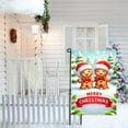 thumbnail image 4 of Christmas Garden Flag Double Sided Gingerbread Man Flag Happy Holiday Yard Banner Christmas Decor Flags Polyester Small Winter Yard Flag Winter Outdoor Farmhouse Home Decoration, 4 of 6