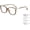 Brown, variant on Women's Portable Fashion Anti-Blue Light Reading Glasses, Large Frame, Reading Glasses for Women