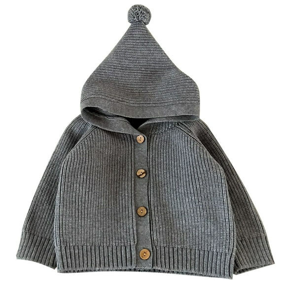 Winter Jacket Girls Girls Cardigan Sweaters School Uniforms Cotton Crew Neck Button-Down Solid Cotton Knit Sweater Sweaters For Teens Preppy