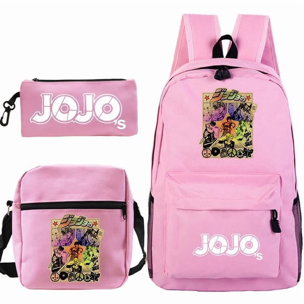 Set de 3 carteras con estampado de anime JoJo's Bizarre Adventure