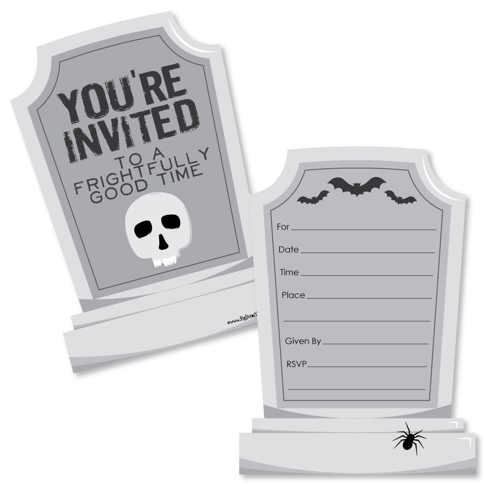 graveyard-tombstones-shaped-fill-in-invitations-halloween-party