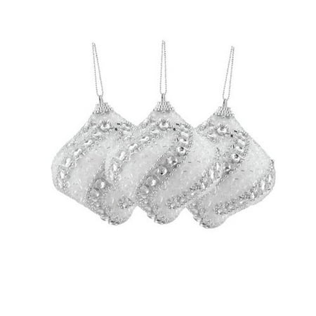 - Northlight Seasonal Shatterproof Onion Christmas Ornament (Set of 3)
