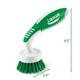 thumbnail image 6 of Libman Kitchen Scrub Brush Curved Handle Green & White, 6 of 6