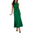 thumbnail image 2 of INSPIRE CHIC Women's Boat Neck Dresses Sleeveless Elegant Cocktail Maxi Dress S Green, 2 of 6