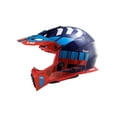 thumbnail image 2 of LS2 Helmets Gate Xcode Full Face Motorcycle Youth Helmet, Gloss Red & Blue (S), 2 of 4