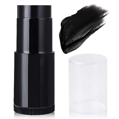 LZYLLS Clown Black Face Body Paint Stick,High Pigmented Eye Black Sticks for Sport,Cream Oil Based Face Painting Kit for Joker Skeleton Zombie Party,Halloween Clown Cosplay Face SFX Makeup