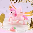 thumbnail image 2 of Figuras de Caballos de Unicornio en Miniatura YONGSHENG, Decoraciones de jardín de hadas, 4 piezas, 2 of 5