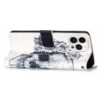 thumbnail image 5 of SaniMore for iPhone 14 Pro 6.1" Magnetic Flip Wallet Case, PU Leather Case with Card Slot & Kickstand Wrist Strap Shockproof Protective Case for Men Ladies, Skull, 5 of 6
