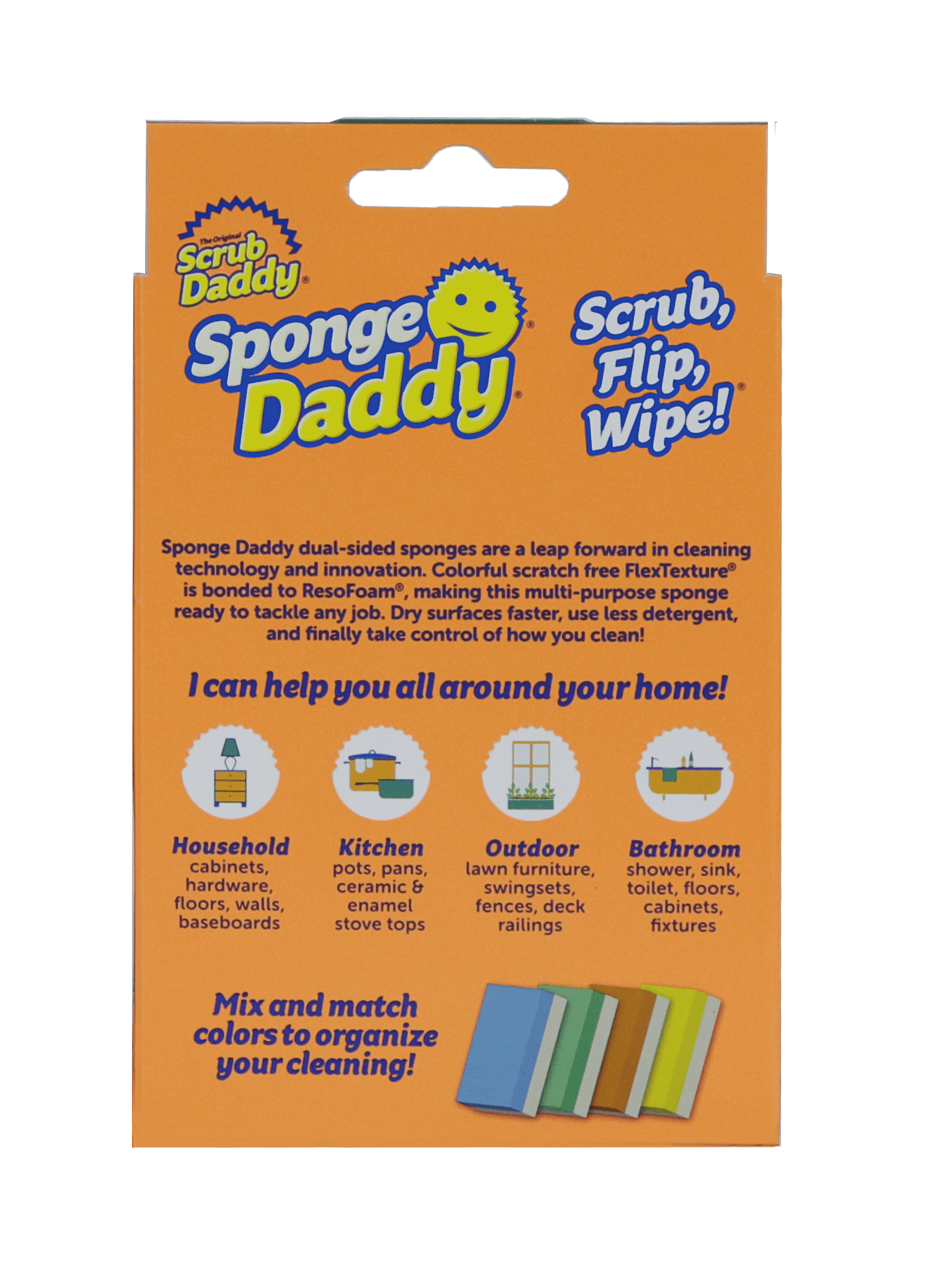 Scrub Daddy Scrub Mommy White Non-Scratch Scrubber Sponge Multi-Purpose 1  pk New on eBid United States