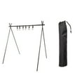 thumbnail image 1 of Greeniant Estante de almacenamiento para acampar, colgador de ropa, estante colgante, herramientas plegables, barbacoa multifuncional, Picnic, carpas Negro/L, 1 of 6