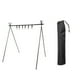 thumbnail image 1 of Wosthever Estante para acampar, colgador de almacenamiento, estante colgante de aleación de aluminio, herramientas plegables, multifuncional carpas Negro/L, 1 of 6