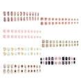 thumbnail image 4 of Wearable Press On Fake Nail Set, Ready-Made Artificial Nail Patches for DIY Manicure Art, Various Sizes, 24 Count, 4 of 8
