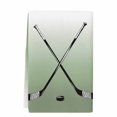 thumbnail image 2 of Sage Green Ombre Kitchen Towels Set of 1, Black Hockey Sticks Minimalist Style Absorbent Dish Towels for Kitchen, Microfiber Hand Towel, Quick Drying Tea Towel for Cleaning Decorative Dishcloths, 2 of 7