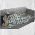 thumbnail image 6 of Butterfly Soft Flannel Fleece Throw Blanket, Butterfly Pattern in Style Spring Thrill Delicate Insect, Cozy Plush for Indoor and Outdoor Use, 50" x 70", Multicolor, by Ambesonne, 6 of 6