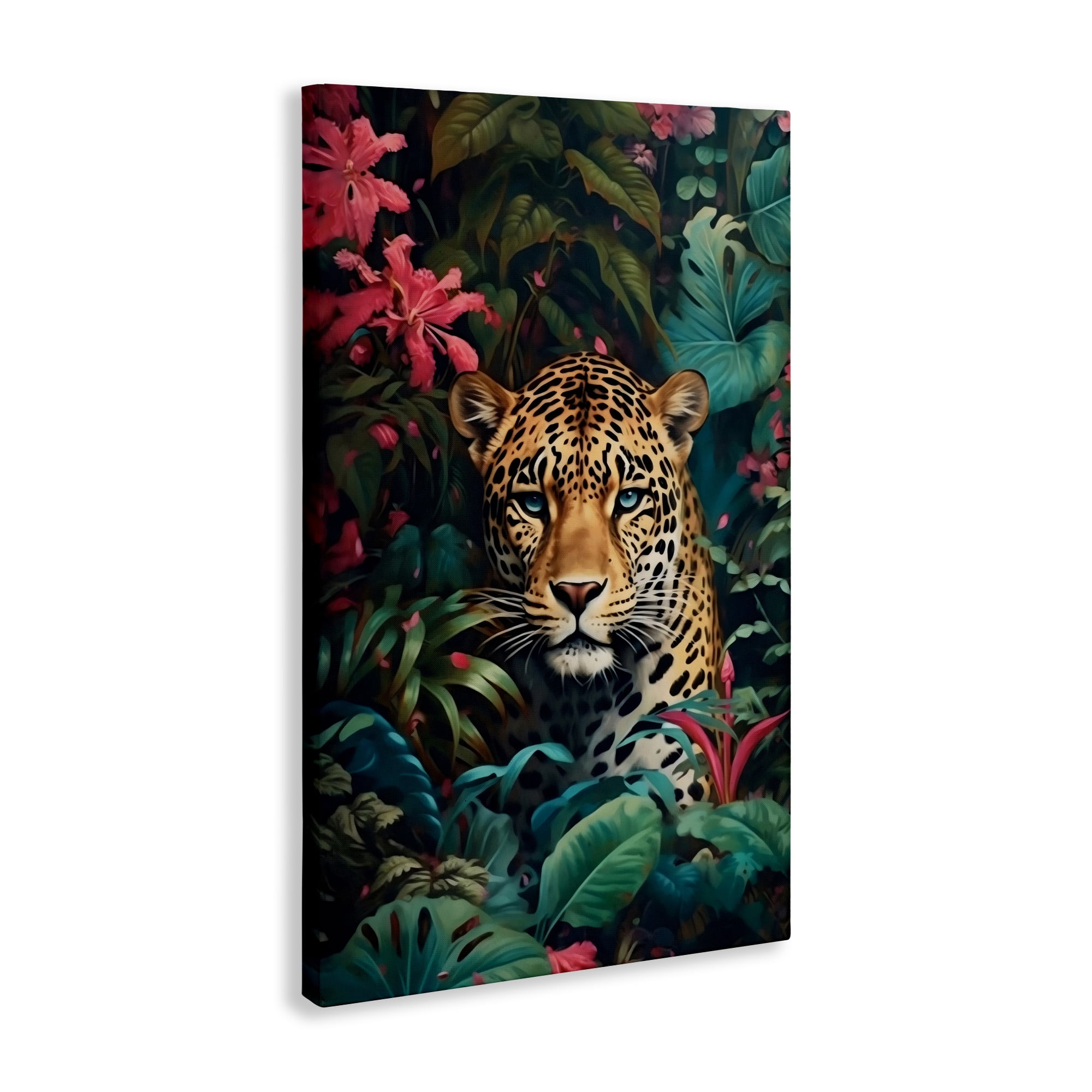 Stupell Industries Jaguar with Silent Emerald Gaze Canvas Wall Art, design by Creative Studio