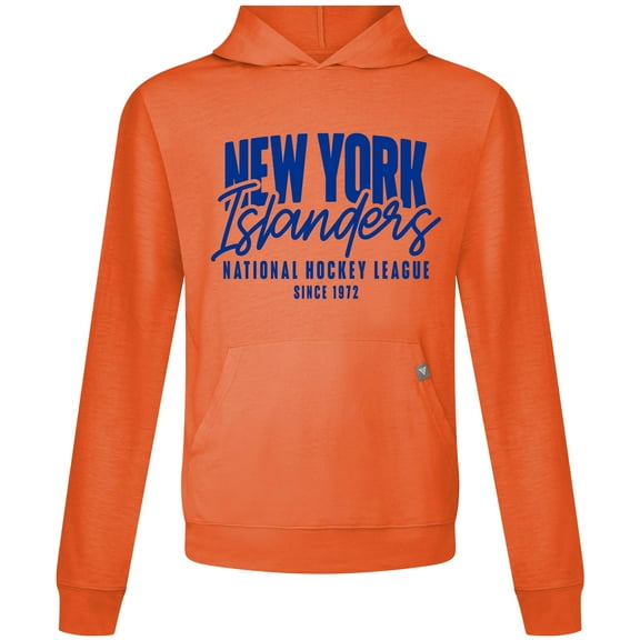 Men's Levelwear  Orange New York Islanders Relay Response Pullover Hoodie
