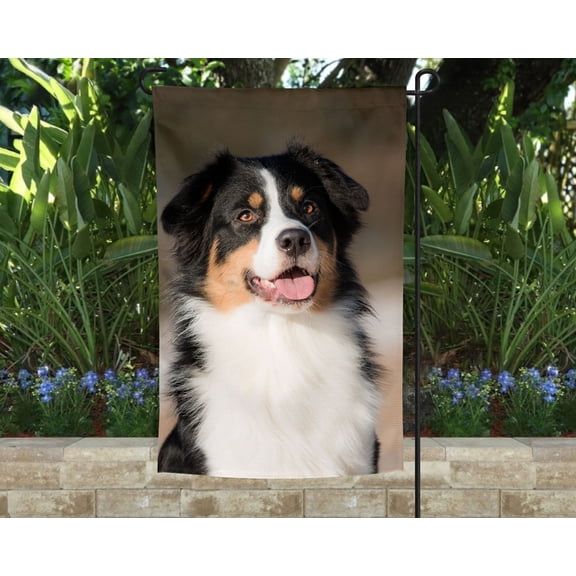 Australian Shepherd Garden Flag