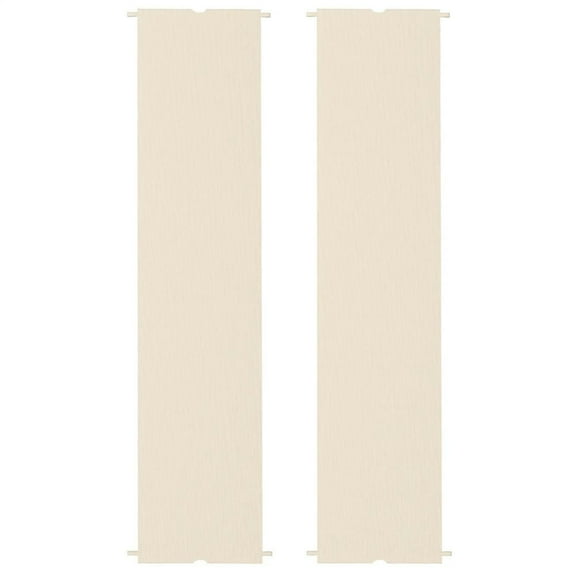 Spaco 2 Pieces Pergola Replacement Canopy, UV Protection Pergola Shade Cover for 10 x 11.8ft Pergola, Canopy for Outdoor as Garden, Patio, Khaki