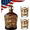 Eagle Bottle+2, variant on We The People, Patriotic, 250th Anniversary Whiskey Decanter with Liberty Bell Stopper, Bourbon Wine Gift Bottle(red bottle+2)
