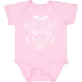 thumbnail image 3 of Inktastic San Diego California Cute Surfing Boys or Girls Baby Bodysuit, 3 of 5