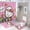 Style four, variant on Cute Pink Cat Bathroom Set, 4-Piece Shower Curtain & Mat Kit, Waterproof & Non-Slip, Ideal Gift for Fans