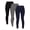 Black Soot/Dark Navy/Charcoal Grey Heather., variant on Women's High Rise Leggings, 27'' Inseam, 3-Pack, Sizes XS-XXXL