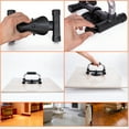 thumbnail image 4 of OULII 1 Pair H-type Push Up Bars Black for Calisthenics and Muscle Training, 4 of 6