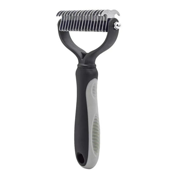 DG00 Pet Knotting Comb, 2 Sided Dematting Comb Grooming Tool For Cats Dogs, Removing Knots Slicker Grooming Brush, Suitable For Dogs With Medium To Long Hair