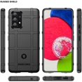 thumbnail image 2 of Slim Fit Phone Case for Samsung Galaxy A53 5G,Rugged Shield Durable Case with Military Grade Shockproof Protection,Drop-Tested and Camera Lens Protection Cover for Galaxy A53 5G, HD Black, 2 of 8
