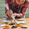 thumbnail image 4 of 6Pcs Stainless Steel Biscuit Cutters Halloween Cookie Cutter Ghost Pumpkin Skull, 4 of 5