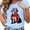 Light Blue, variant on Jane Wardrobe Women's Trendy UK Themed Graphic T-Shirt, Crew Neck Short Sleeve Casual Top, 1 Piece, S-XXXL Plus Size Friendly