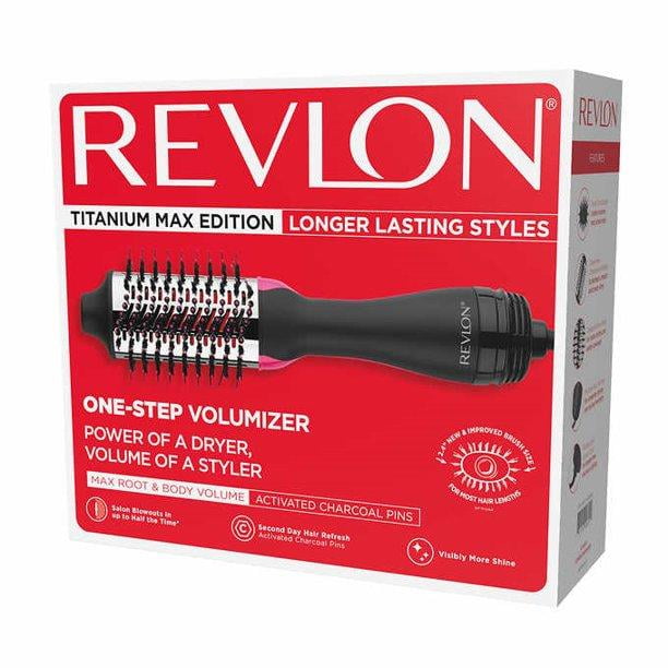 Revlon One-Step Hair Dryer Volumizer Titanium Max Edition - Walmart.com