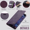 thumbnail image 4 of CaseMe Calf Leather Lining Microfibre Wallet Case for Samsung Galaxy S20 FE 5G 6.5-inch with RFID Blocking,Magnetic Closure,Card Slots,Cash Slot,Kickstand,Shockproof Flip Folio Protective Phone Case, 4 of 10