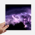 thumbnail image 1 of Autocollant Ciel Nuit Tonnerre Violet Tags Mur Image Ordinateur Portable Autocollant Auto-Adhésif, 1 of 1
