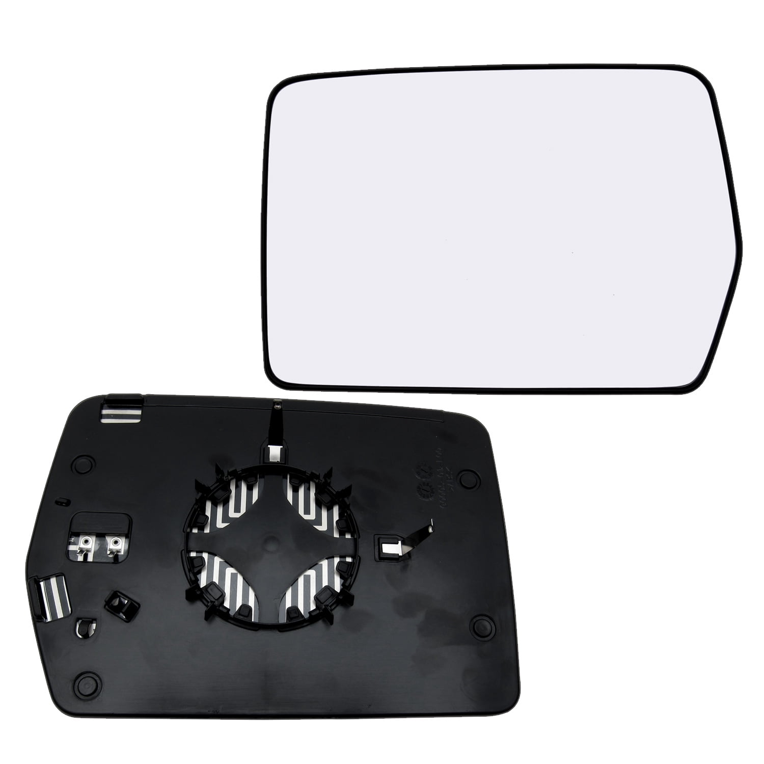 New Replacement Driver Side Mirror Heated Glass With Backing For Motor