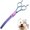 A1, variant on Curved Dog Grooming Scissors: 7 Inch Professional Pet Grooming Thinning/Blending Scissor, Curved Chunkers Dog & Cat Grooming Scissors (A1)