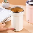 thumbnail image 3 of Billuyoard Taza mezcladora eléctrica práctica, elegante y versátil, taza de café con agitación automática Teteras púrpura, 3 of 6