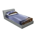 thumbnail image 2 of Ambesonne Landscape Fitted Sheet & Pillow Sham Set, Dark Stormy Night, Twinxl, Multicolor, 2 of 2