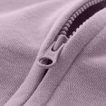 thumbnail image 7 of Staki Girl's Solid Hoodie Zip Up Long Sleeve Preppy Cute Sweatshirts Hoodies Tween Girls Trendy Clothes 1-14Y(Purple,5-6 Years), 7 of 7